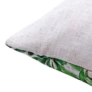 ALMOFADA 50 CM X 50 CM SETE ERVAS - VERDE/ARGILA CRUA - Foto 4