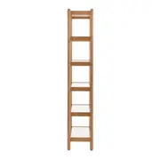 ESTANTE 85 CM X 2,18 M CAULE - AMÊNDOA/BRANCO - Foto 3