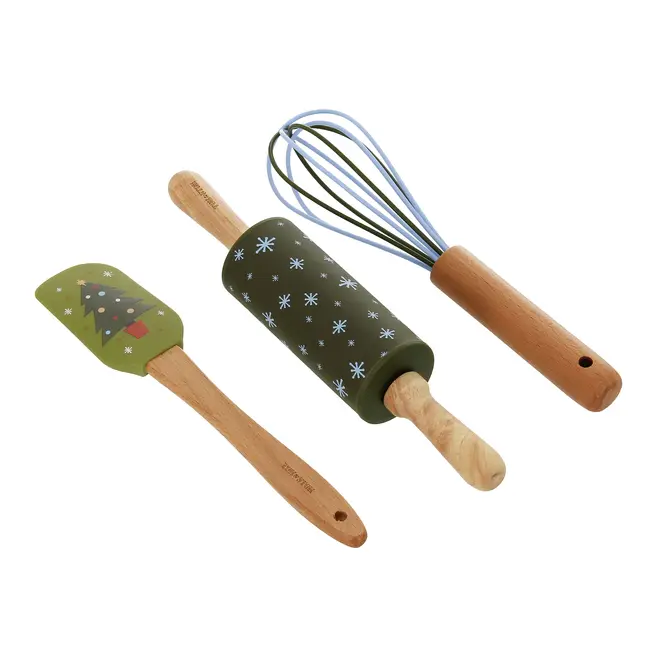 KIT COM 3 UTENSÍLIOS SANTA ROCKS - MULTICOR - Foto 3