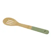 COLHER VAZADA 30 CM BAMBUMIX - SÁLVIA/NATURAL - Foto 3