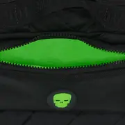 NÉCESSAIRE PARA VIAGEM CAVEIRA - PRETO/VERDE FLUOR - Foto 9