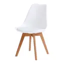 FAIA/BRANCO - CADEIRA DE JANTAR SKED WOOD