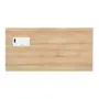 MESA 1,20 M X 60 CM COM CAIXA PARA CONECTIVIDADE ALETA - BRANCO/OAK TAMMI - Foto 7