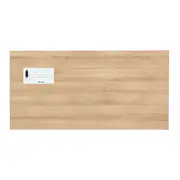 MESA 1,20 M X 60 CM COM CAIXA PARA CONECTIVIDADE ALETA - BRANCO/OAK TAMMI - Foto 7