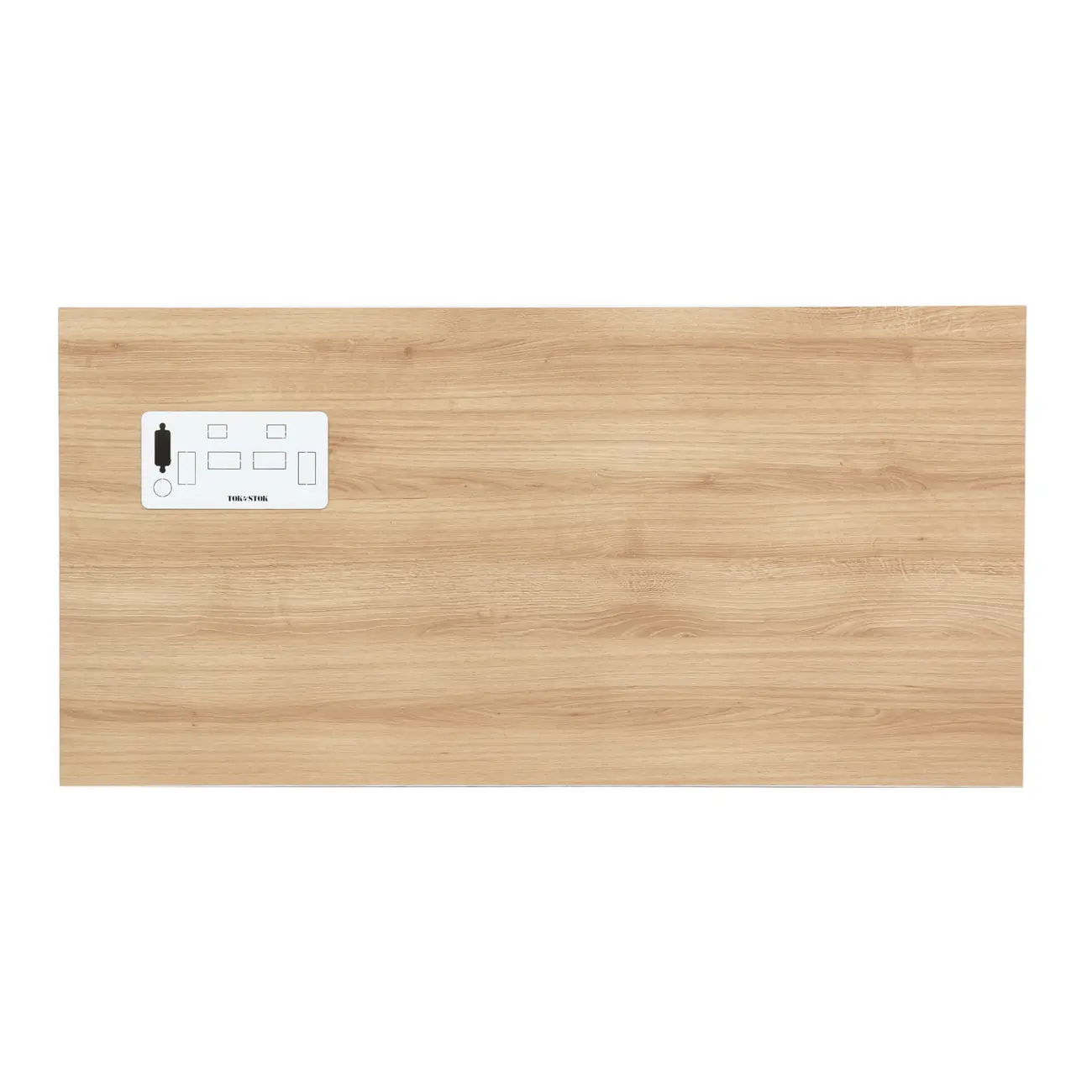 MESA 1,20 M X 60 CM COM CAIXA PARA CONECTIVIDADE ALETA - BRANCO/OAK TAMMI - Foto 7