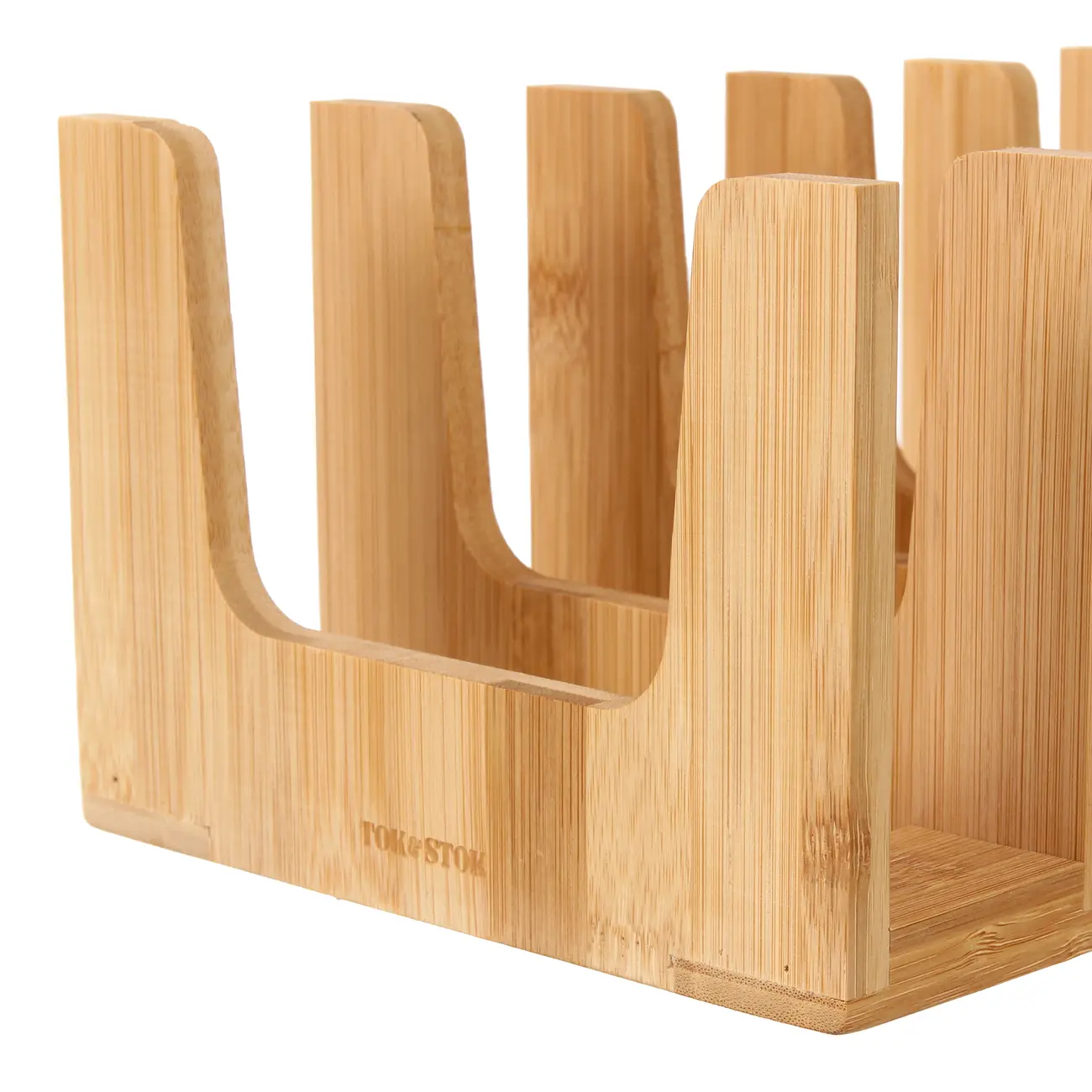 ORGANIZADOR DE PRATOS HORIZONTAL BAMBOO - BAMBU - Foto 5
