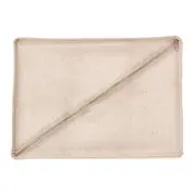 CESTO ORGANIZADOR DOBRÁVEL COM 6 DIVISÓRIAS QUADRADAS COTTON LINNEN - NATURAL - Foto 5