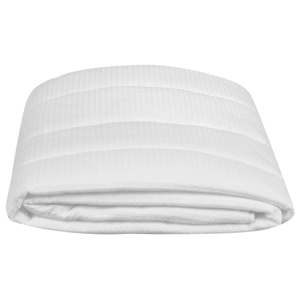 COLCHA DE SOLTEIRO COM ELÁSTICO 88 CM X 1,88 M X 20 CM FASHION - COLMEIA BRANCA - Foto 1
