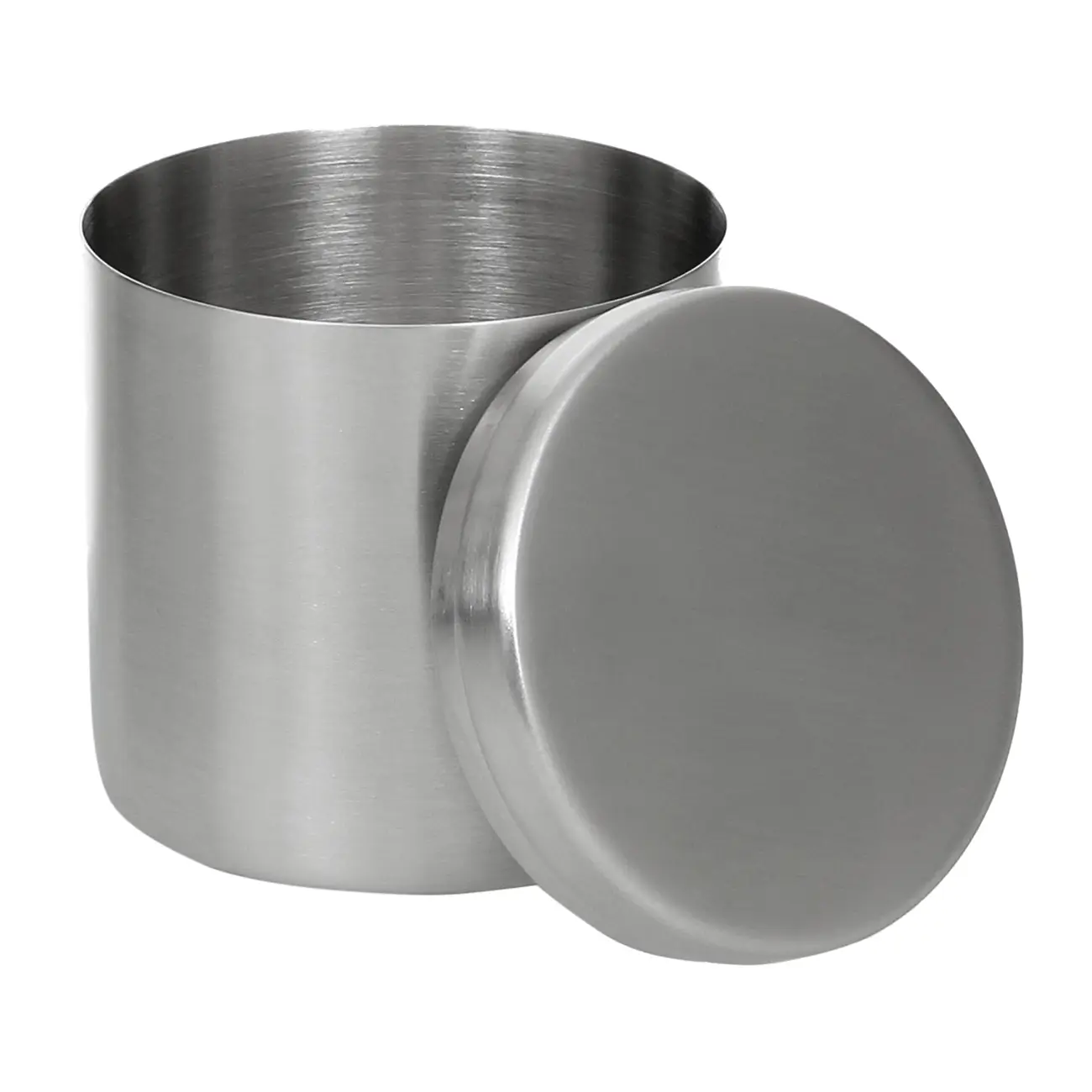 PORTA-ALGODÃO METALLIC - INOX - Foto 2