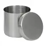 PORTA-ALGODÃO METALLIC - INOX - Foto 2