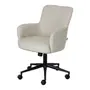 CADEIRA HOME OFFICE KOLDING - PRETO/CAMELO - Foto 1