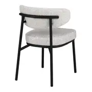 CADEIRA DE JANTAR LOBBY - PRETO/BEGE - Foto 4