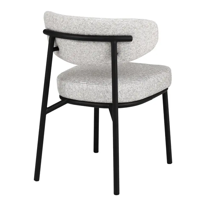 CADEIRA DE JANTAR LOBBY - PRETO/BEGE - Foto 4
