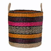 CESTO 45 CM X 35 CM X 35 CM BOLGATANGA - RELVA/MULTICOR - Foto 2
