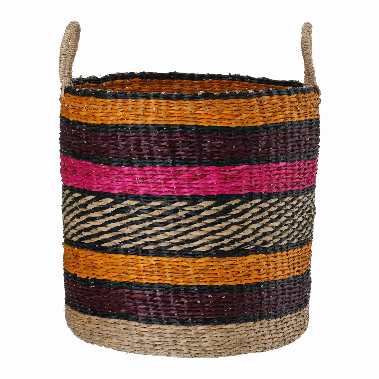 CESTO 45 CM X 35 CM X 35 CM BOLGATANGA - RELVA/MULTICOR - Foto 2