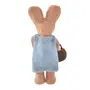 COELHO COM CESTO 25 CM PASCOQUETTE - BLEU CENDRÉ/MARROM - Foto 7