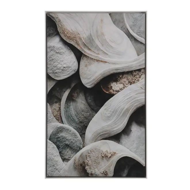 QUADRO 63 CM X 1,03 M PLISSAGE II - BRANCO/MULTICOR - Foto 1
