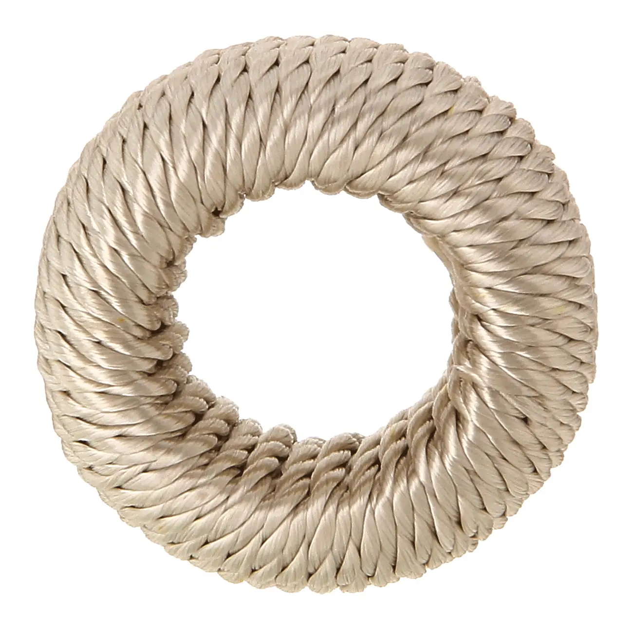 ARGOLA PARA GUARDANAPO CONJUNTO COM 4 PEÇAS INCANTI - AREIA - Foto 2