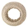 ARGOLA PARA GUARDANAPO CONJUNTO COM 4 PEÇAS INCANTI - AREIA - Foto 2