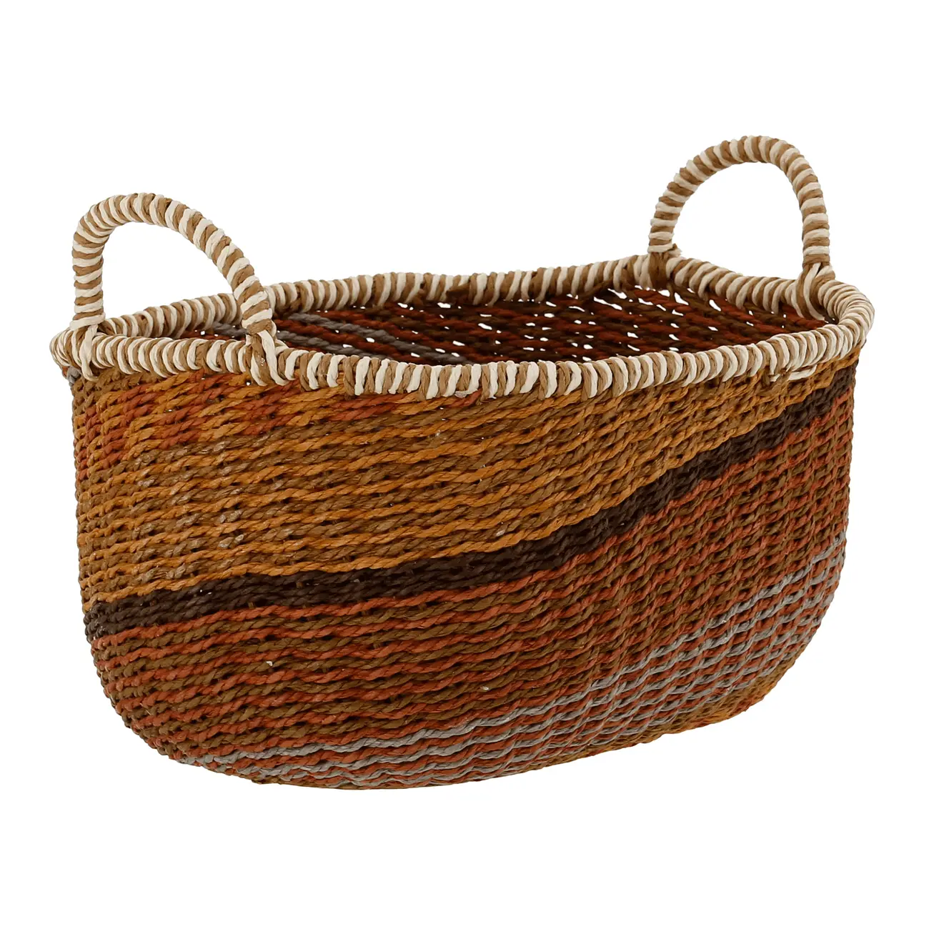 CESTO 36 CM X 24 CM X 19 CM HELBRON - ZAFFRON/ CANELA DO CEILÃO - Foto 4