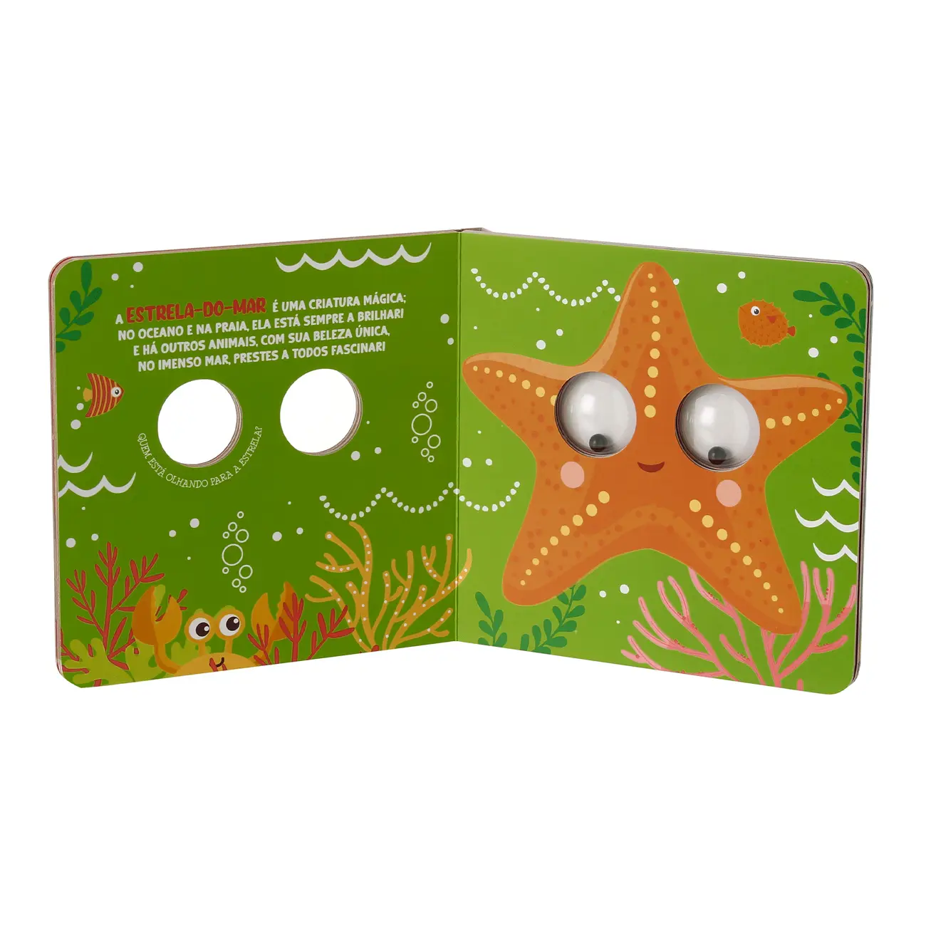 EU VEJO! COM OLHOS ARREGALADOS OCEANO LIVRO INFANTIL - MULTICOR - Foto 4