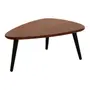 MESA DE CENTRO 84 CM X 60 CM CINAMO - NOZES/PRETO - Foto 2