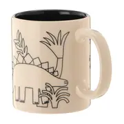 CANECA 300 ML BENTOSSAURO - OFF WHITE/PRETO - Foto 3