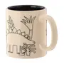 CANECA 300 ML BENTOSSAURO - OFF WHITE/PRETO - Foto 3