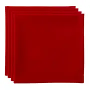 GUARDANAPO DE TECIDO 40 CM X 40 CM CONJUNTO COM 4 SPLENDID - VERMELHO - Foto 1