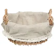 CESTO REDONDO 16 CM X 16 CM X 12 CM BOULE - FIBRA CLARA/ BEGE - Foto 1