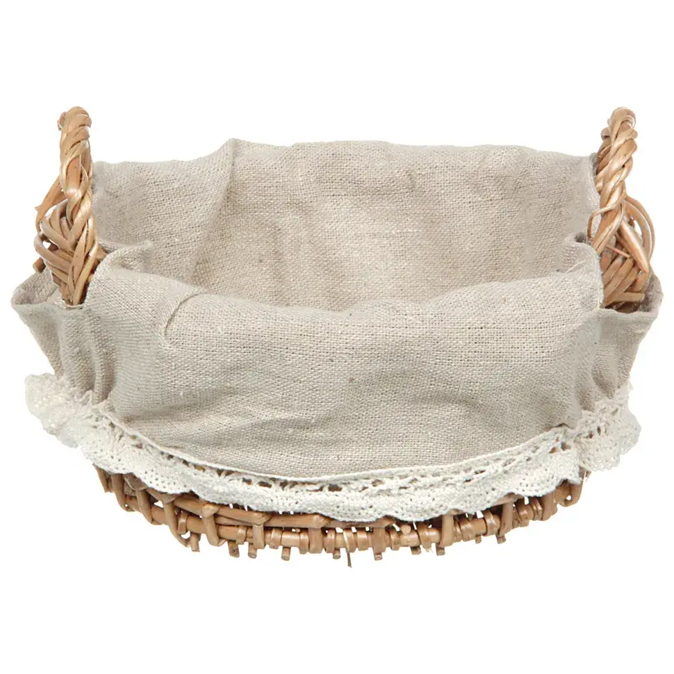 CESTO REDONDO 16 CM X 16 CM X 12 CM BOULE - FIBRA CLARA/ BEGE - Foto 1