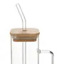 CANECA COM CANUDO 400 ML BAMBOO FRESH - BAMBU/INCOLOR - Foto 7