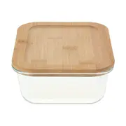 POTE HERMÉTICO 800 ML BAMBU - INCOLOR/BAMBU - Foto 3