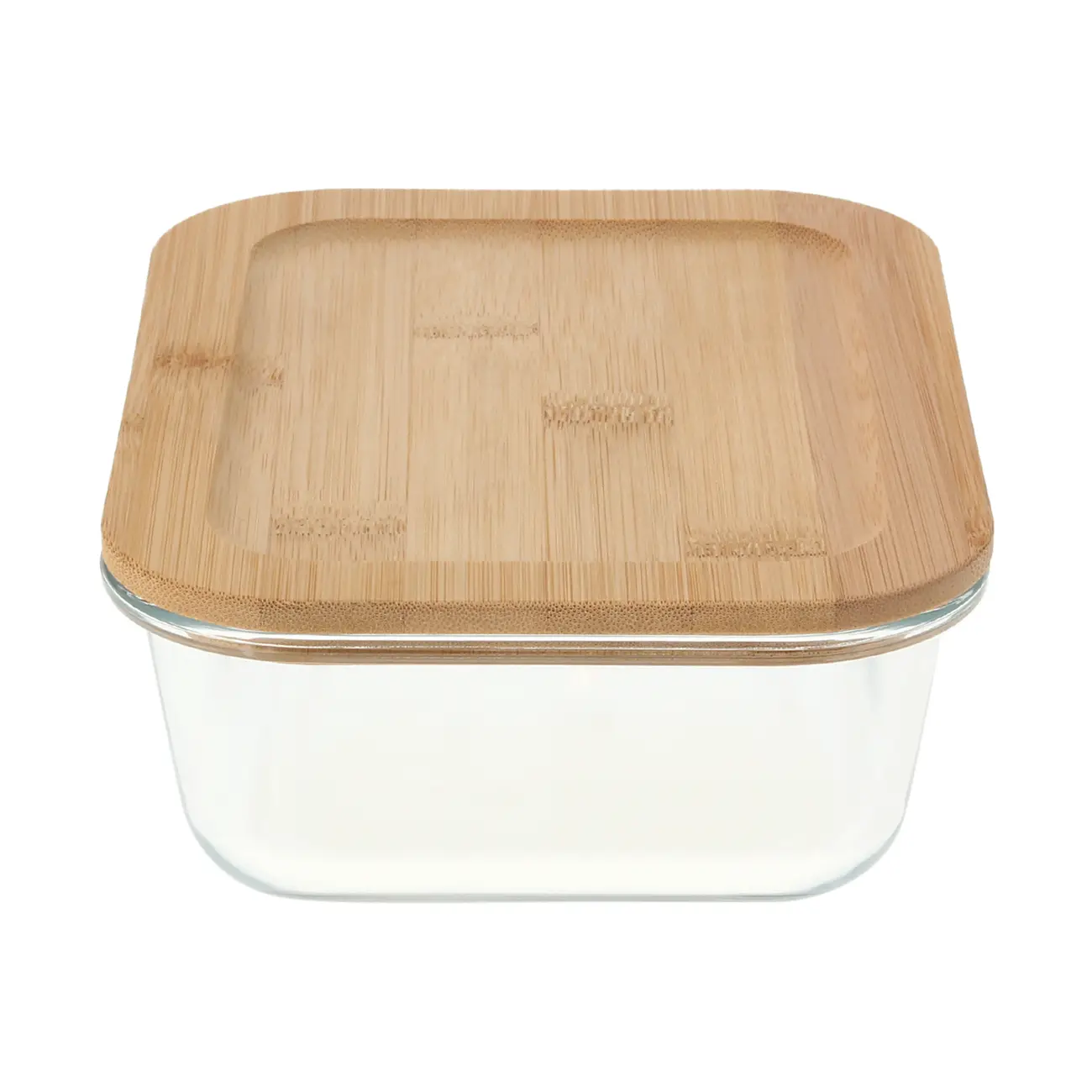 POTE HERMÉTICO 800 ML BAMBU - INCOLOR/BAMBU - Foto 3