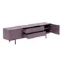 RACK 2 PORTAS/2 GAVETAS 1,80 M X 42 CM THE FOLD - RUBY MOCHA/RUBY MOCHA - Foto 7