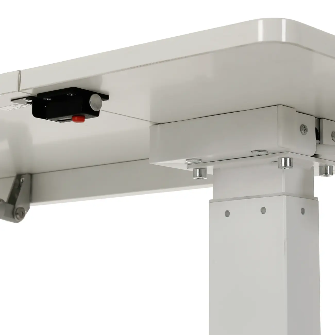 MESA LATERAL REGULÁVEL 80 CM X 40 CM COUCH WORKING - BRANCO/BRANCO - Foto 14