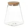 POTE HERMÉTICO 880 ML SINGULAR - BAMBU/INCOLOR - Foto 1