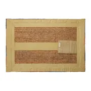 CAPACHO 40 CM X 60 CM MULHER PÁSSARO - FIBRA CLARA/MULTICOR - Foto 3