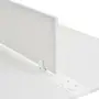 CONJUNTO COM 2 TAMPOS E 1 DIVISÓRIA DE MADEIRA PARA ESTAÇÃO DE TRABALHO DUPLA 1,20 M X 1,30 M METRIC - GRANILITE/BRANCO - Foto 6