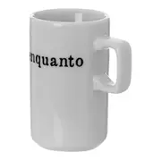 CANECA COM PIRES PARA PETIT FOUR 100 ML TUDO OU TUDO - BRANCO/PRETO - Foto 10
