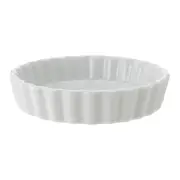 BAKE TRAVESSA REFRATÁRIA REDONDA 13 CM - BRANCO - Foto 2