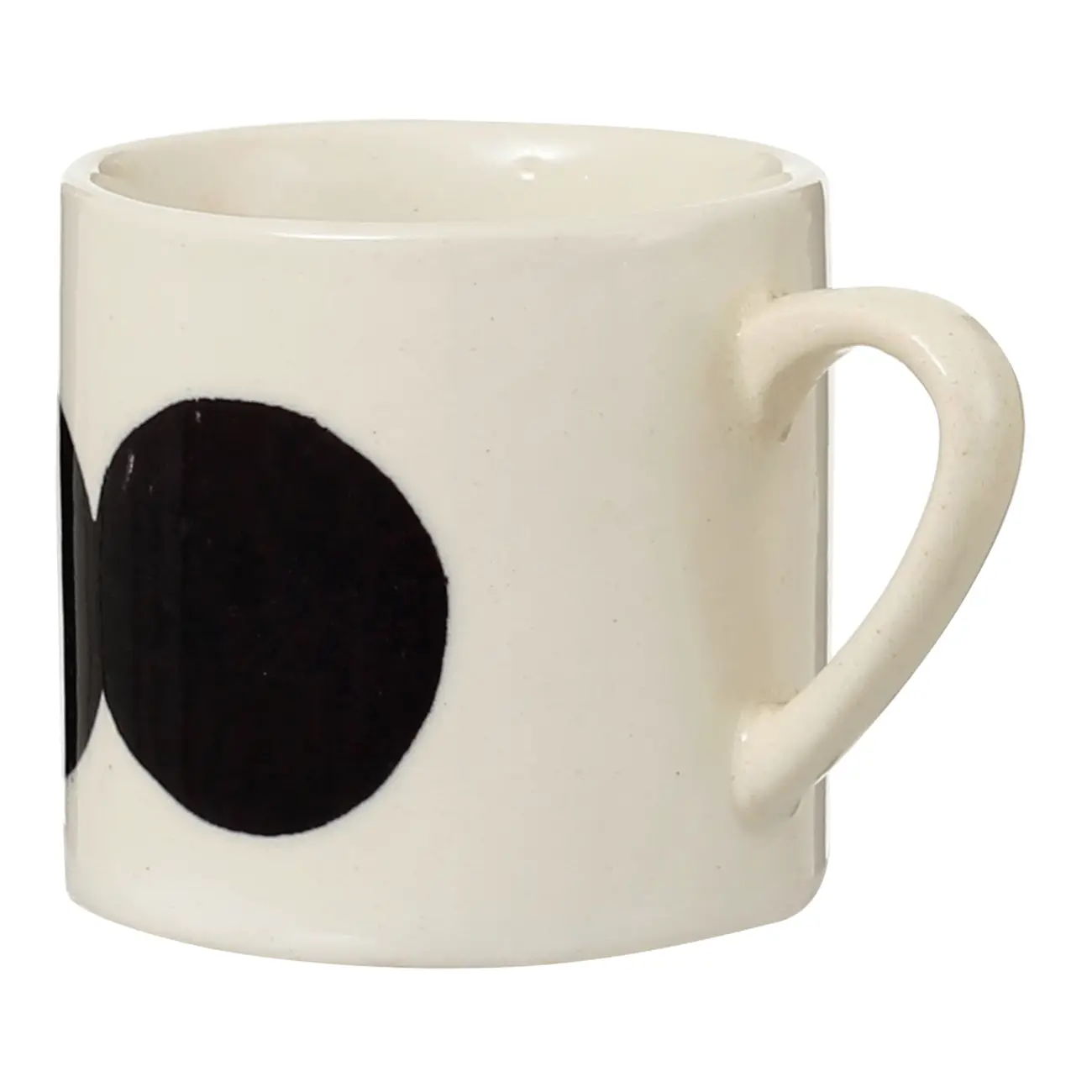 CANECA 90 ML BLOBING TOSE - BRANCO/MARROM DE LEI - Foto 3