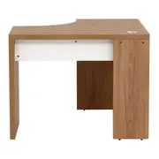 MESA DE CANTO 1,01 M X 1,01 M BOSS - OAK TAMMI/BRANCO - Foto 5