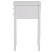 MESA DE CABECEIRA 2 GAVETAS MODEL - BRANCO - Foto 3
