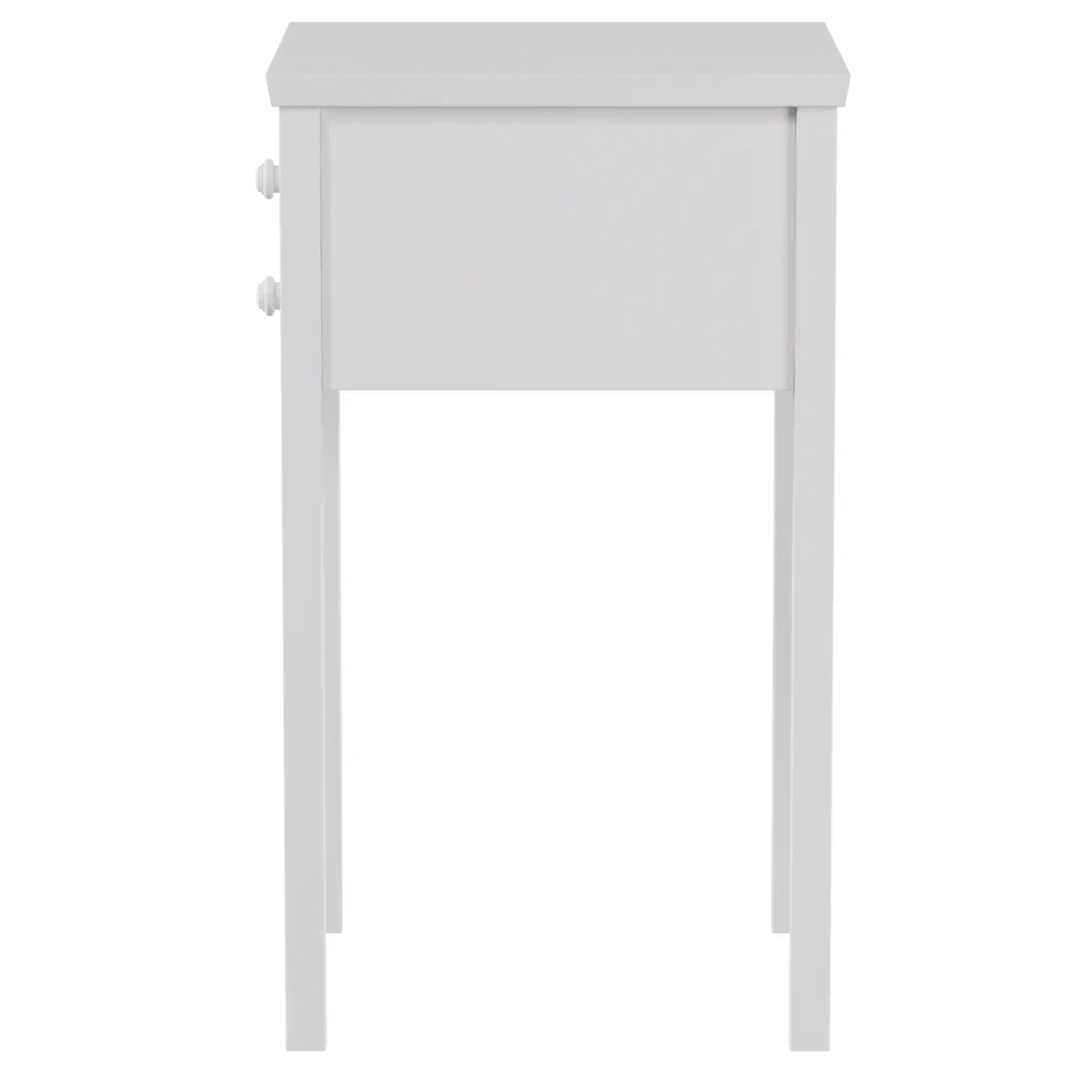 MESA DE CABECEIRA 2 GAVETAS MODEL - BRANCO - Foto 3