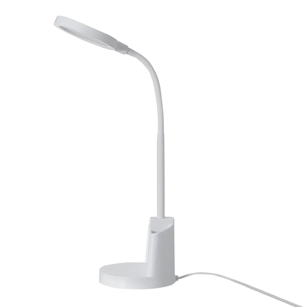 LUMINÁRIA DE MESA LED COM PORTA-CANETAS LE OFFICE - BRANCO - Foto 4