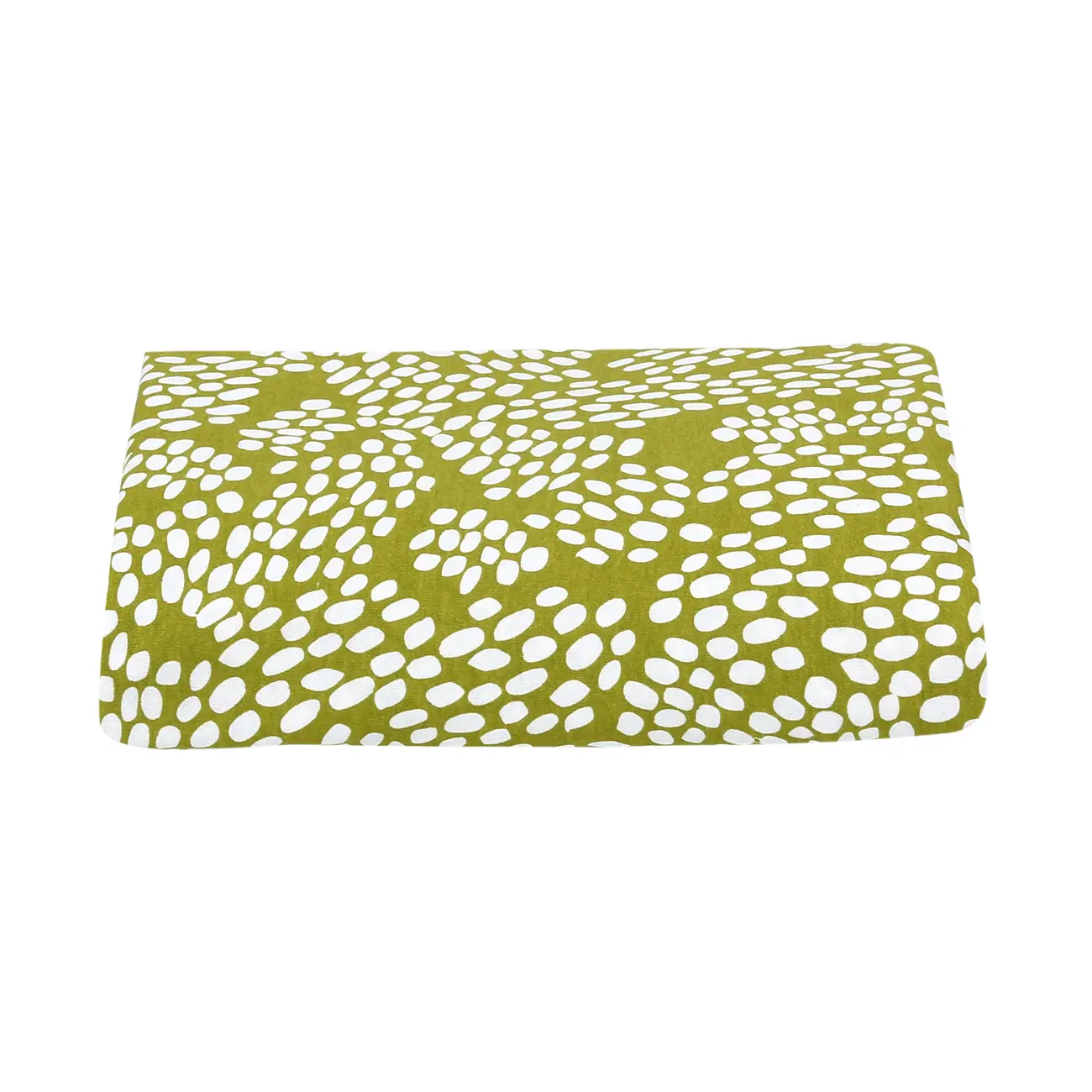 LENÇOL COM ELÁSTICO JÚNIOR INFANTIL 78 CM X 1,62 M X 18 CM DA HORTINHA - ERVA MATE/OFF WHITE - Foto 1