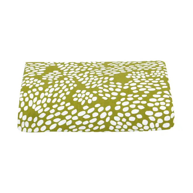 LENÇOL COM ELÁSTICO JÚNIOR INFANTIL 78 CM X 1,62 M X 18 CM DA HORTINHA - ERVA MATE/OFF WHITE - Foto 1