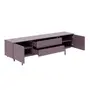 RACK 2 PORTAS/2 GAVETAS 1,80 M X 42 CM THE FOLD - RUBY MOCHA/RUBY MOCHA - Foto 8
