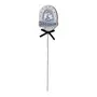 PALITO DECORATIVO 30 CM PASCOQUETTE - BLEU CENDRÉ/PRETO - Foto 2